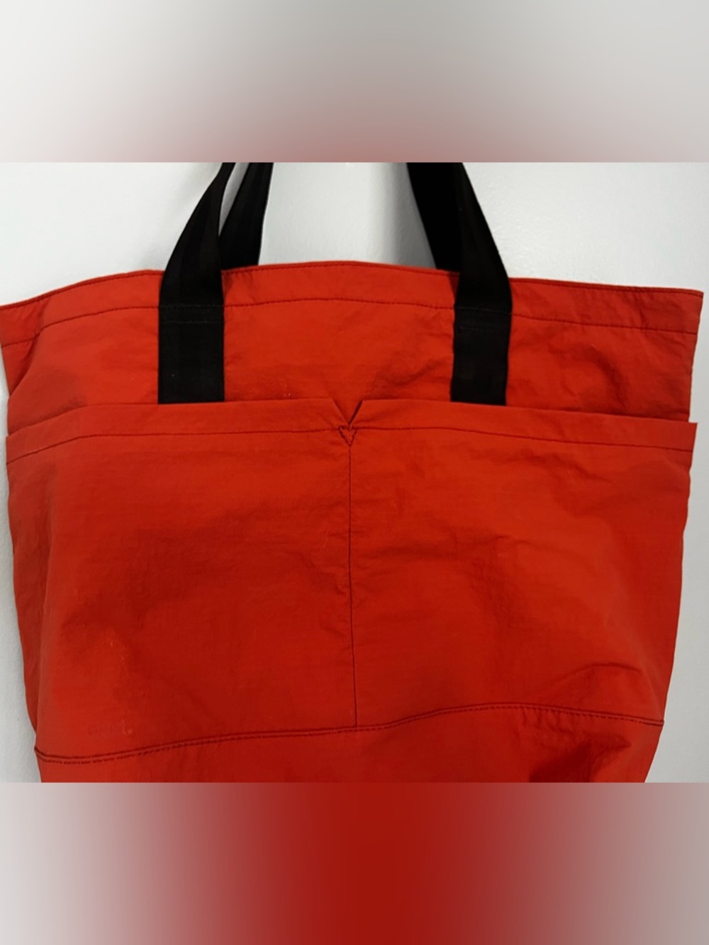 Pakt Orange Nylon Backpack Panel - Picture 3 of 4